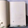 Фактурний блокнот з ілюстраціями в стилі китайського живопису "Ніжність лотоса" Білий